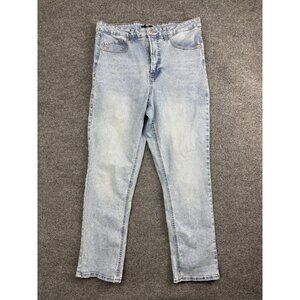 Frye Jeans Womens 10/30 Light Wash Stretch Denim Straight Leg High Rise Zip Fly